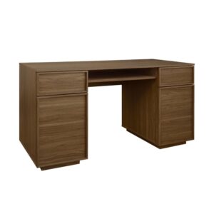 wohnli-moebel-suche-M25147770 Wohnli Möbelsuche - Schreibtisch Holzlook nussbaumfarben 2 Türen 140 cm