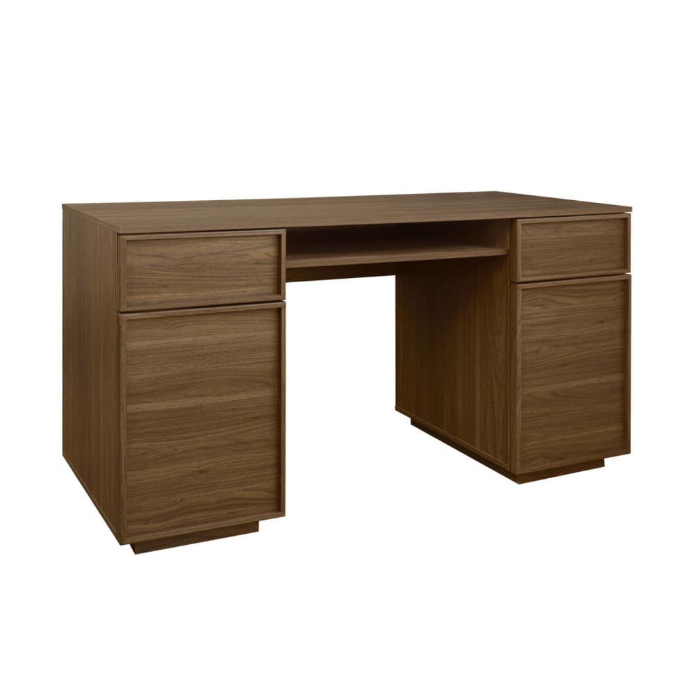 wohnli-moebel-suche-M25147770 Wohnli Möbelsuche - Schreibtisch Holzlook nussbaumfarben 2 Türen 140 cm