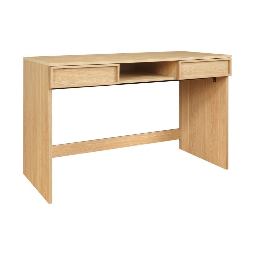 wohnli-moebel-suche-M25147772 Wohnli Möbelsuche - Schreibtisch Holzlook naturfarben 2 Schubladen 120 cm