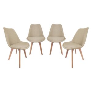 wohnli-moebel-suche-M25147784 Wohnli Möbelsuche - 4er-Set skandinavische Stühle mit Stoffbezug