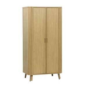 wohnli-moebel-suche-M25147786 Wohnli Möbelsuche - Kleiderschrank 2 Türen Holzoptik geriffelt naturfarben