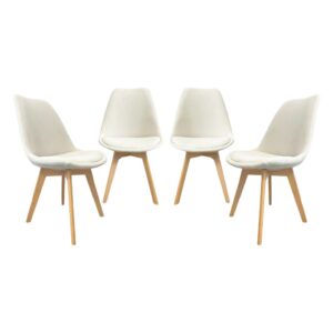wohnli-moebel-suche-M25147811 Wohnli Möbelsuche - 4er-Set skandinavische Stühle mit Cordbezug
