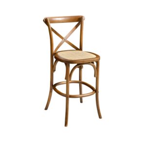 wohnli-moebel-suche-M25147813 Wohnli Möbelsuche - Vintage Bistro Barhocker aus nussbaumfarbenem Holz