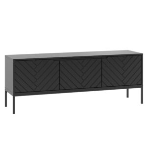 wohnli-moebel-suche-M25149008 Wohnli Möbelsuche - TV-Möbel mit 3 Türen 151 cm Melamin Schwarz