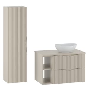 wohnli-moebel-suche-M25149036 Wohnli Möbelsuche - Waschtisch und Hängesäule 2 Schubladen