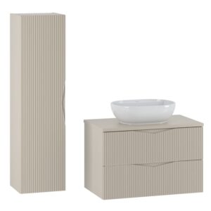 wohnli-moebel-suche-M25149055 Wohnli Möbelsuche - Waschtisch und Hängesäule 2 Schubladen