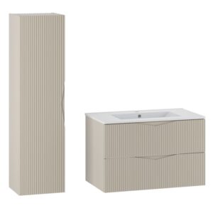 wohnli-moebel-suche-M25149056 Wohnli Möbelsuche - Waschtisch und Hängesäule 2 Schubladen