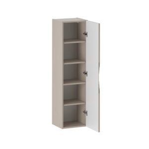 wohnli-moebel-suche-M25149067-1 Tao-Wandsäule Melamin Kaschmir 35x130x32cm Spanplatte Beige Petits meubles Möbel Badezimmermöbel Bad-Hochschränke