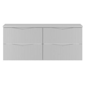 wohnli-moebel-suche-M25149107-1 Waschtischunterschrank 120cm Melamin Weiß 121x52x47cm Spanplatte Weiß Petits meubles Möbel Badezimmermöbel
