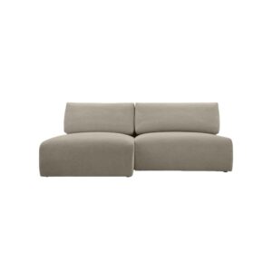 Wohnli Möbelsuche - Ecksofa aus Chenille-Stoff 3-Sitzer