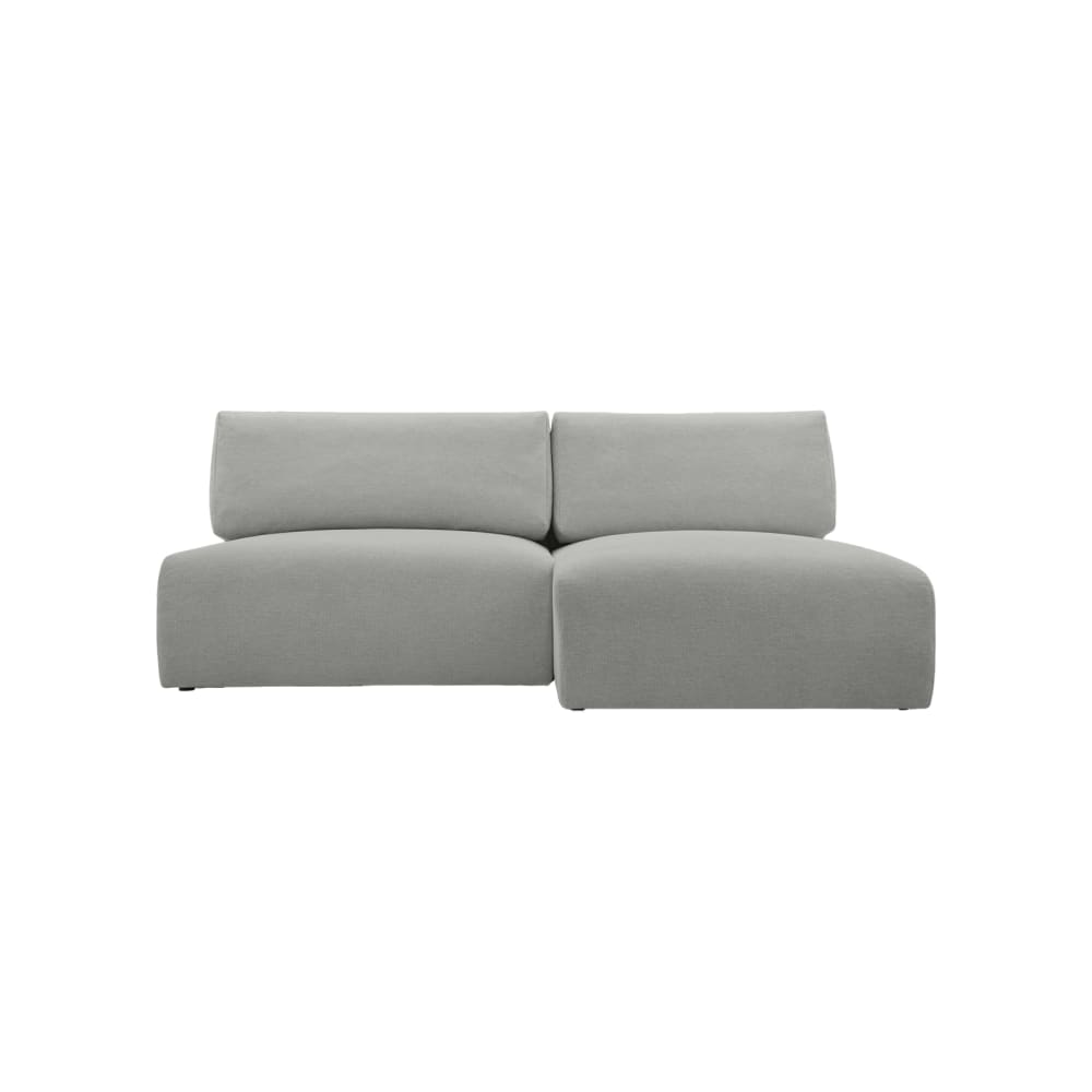 Wohnli Möbelsuche - Ecksofa aus Chenille-Stoff 3-Sitzer