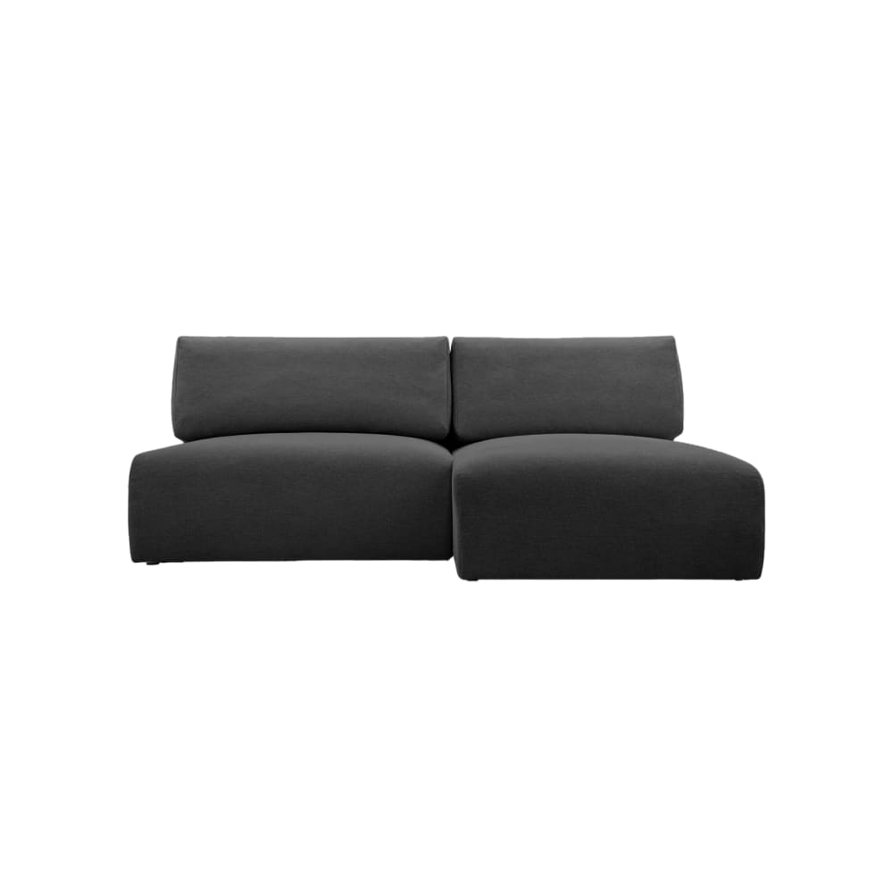 Wohnli Möbelsuche - Ecksofa aus Chenille-Stoff 3-Sitzer