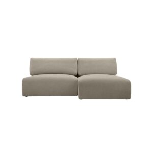 Wohnli Möbelsuche - Ecksofa aus Chenille-Stoff 3-Sitzer