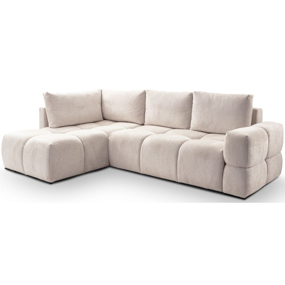 wohnli-moebel-suche-M25152490 Wohnli Möbelsuche - Eck-Schlafsofa mit Chenillebezug und Bettkasten