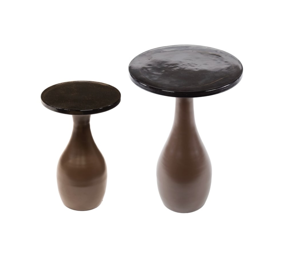 wohnli-moebel-suche-M25152616 Wohnli Möbelsuche - Set von Beistelltischen aus Metall und Glas
