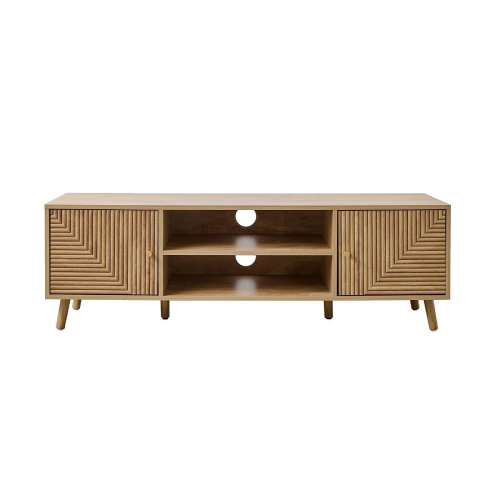 wohnli-moebel-suche-M25154325 Wohnli Möbelsuche - TV-Möbel 2 Türen mit Fronten in Lamellenoptik in L-Form