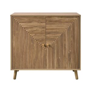 Wohnli Möbelsuche - Sideboard 2 Türen in Lamellenoptik in L-Form