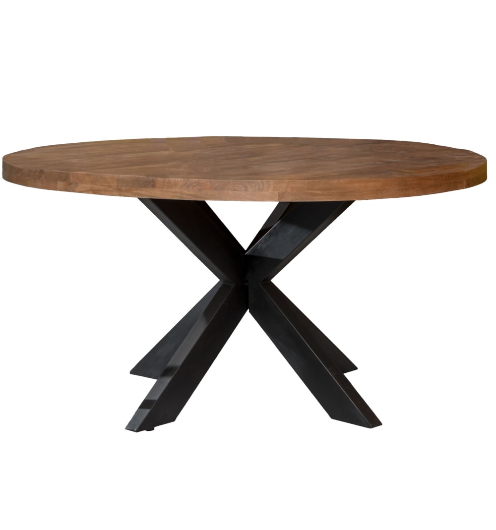wohnli-moebel-suche-M25154483 Wohnli Möbelsuche - Runder Esstisch 4/6 Personen D150 cm Massivholz