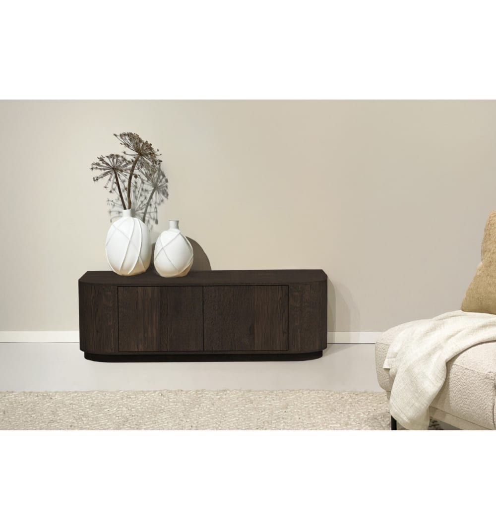 140x45x40cm Holz Braun Moloo Möbel Wohnzimmermöbel TV-Möbel