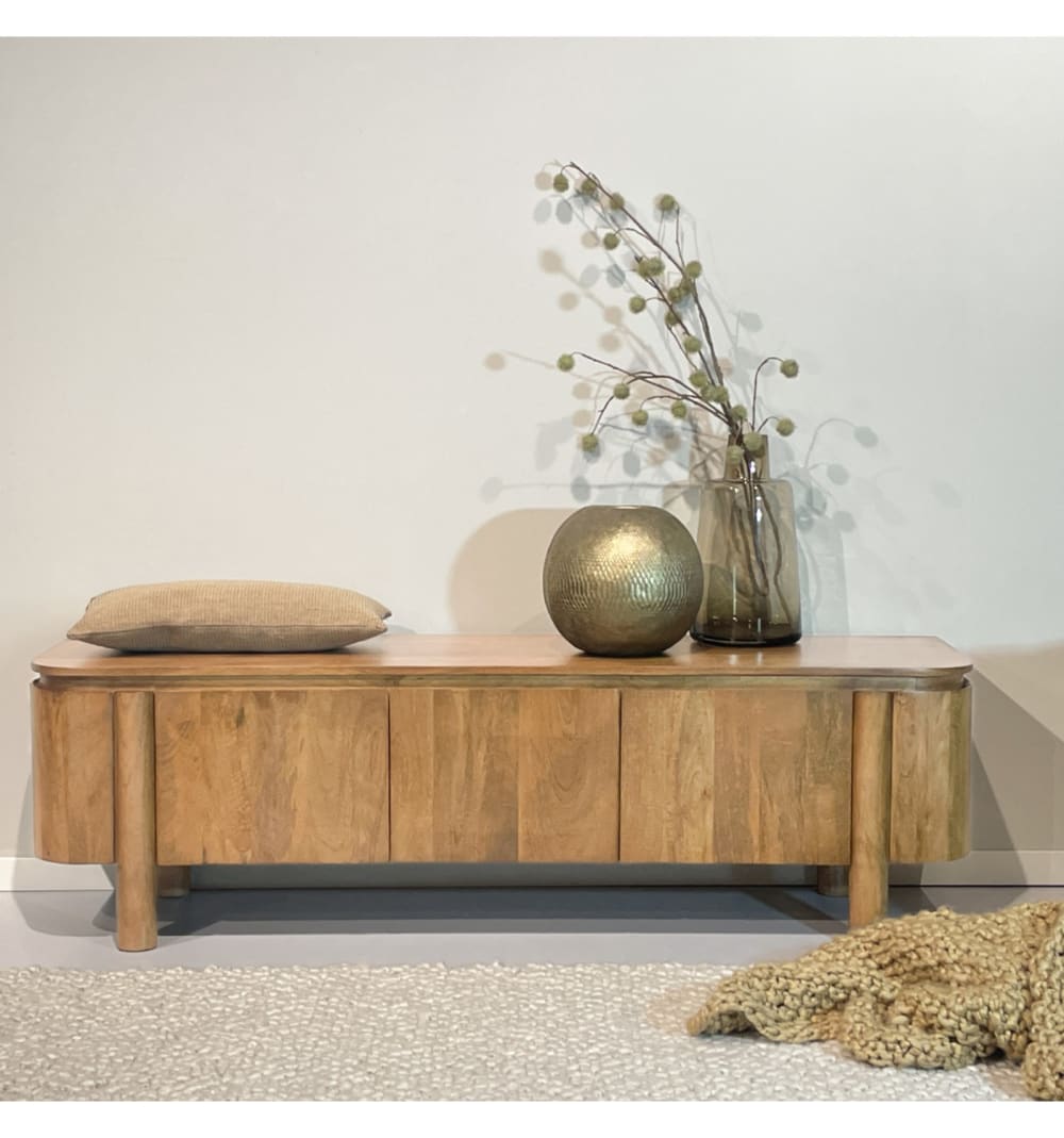 170x50x40cm Holz Braun Moloo Möbel Wohnzimmermöbel TV-Möbel