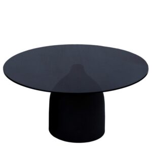wohnli-moebel-suche-M25154523 Wohnli Möbelsuche - Couchtisch D70 cm schwarzem Glas und lackiertem Stahl