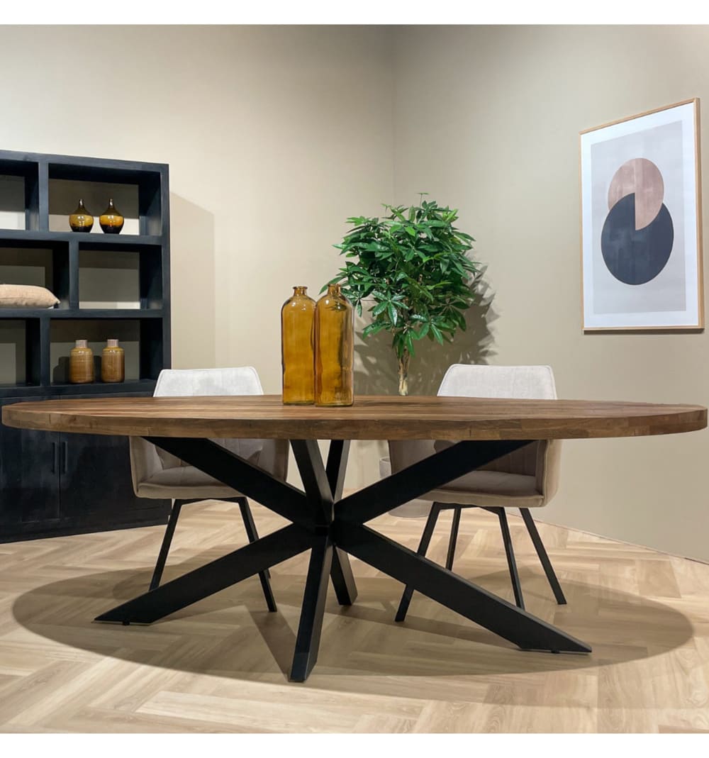 160x76x90cm Holz Braun Moloo Möbel Esszimmermöbel Esstische