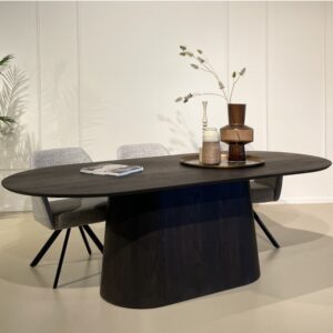 wohnli-moebel-suche-M25154542-1 Ovaler Esstisch für 8 Personen 200 cm Expresso 200x76x110cm Holz Braun Moloo Möbel Esszimmermöbel Esstische