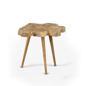 wohnli-moebel-suche-M25155069 Wohnli Möbelsuche - Beistelltisch unregelmäßiger Baumstamm aus Teakholz