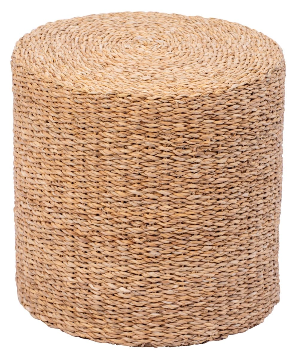 wohnli-moebel-suche-M25155155-1 Hocker aus Jute 40x40x40cm Rattan Braun Nordlys Sofas und Sessel Sessel, Poufs und Fußbänke Sitzsäcke