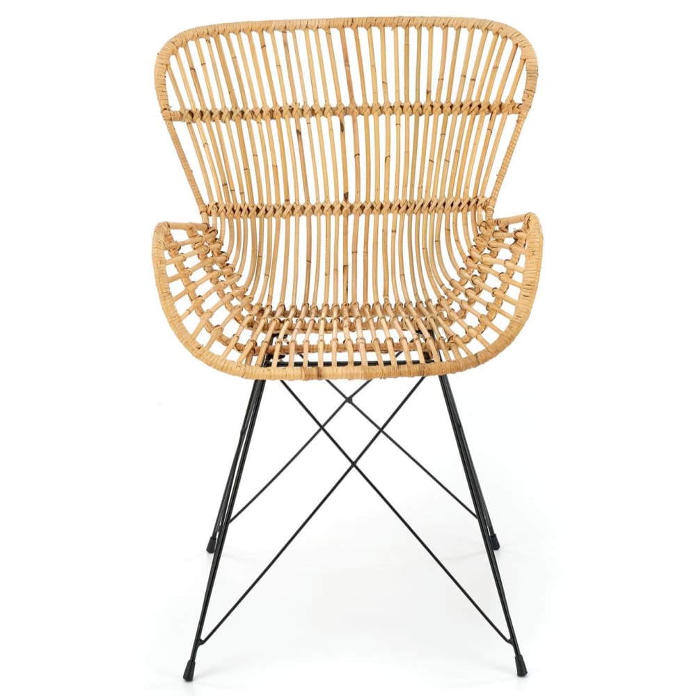 Wohnli Möbelsuche - Outdoor-Stuhl aus Rattan 61x45 cm