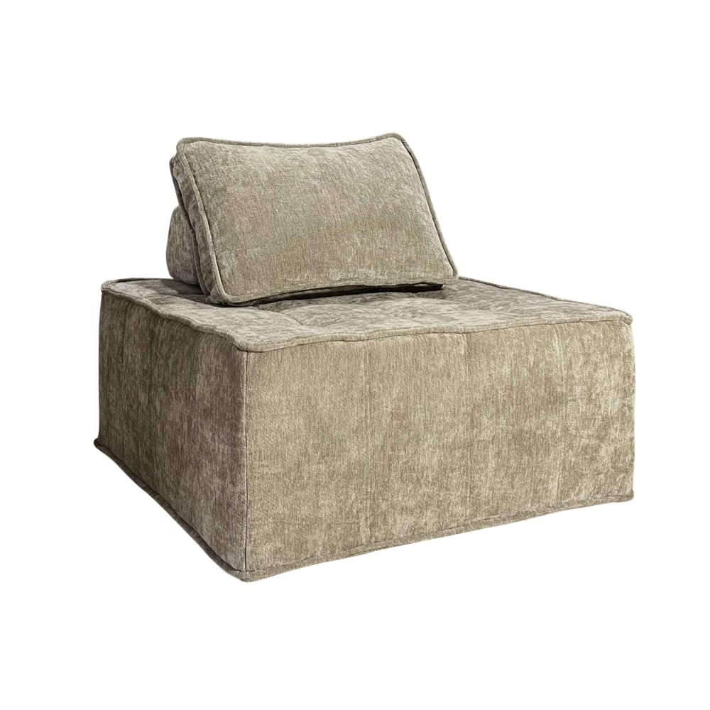 wohnli-moebel-suche-M25155898 Wohnli Möbelsuche - Stoffsessel für Modulsofa mit taupefarbenem Kissen