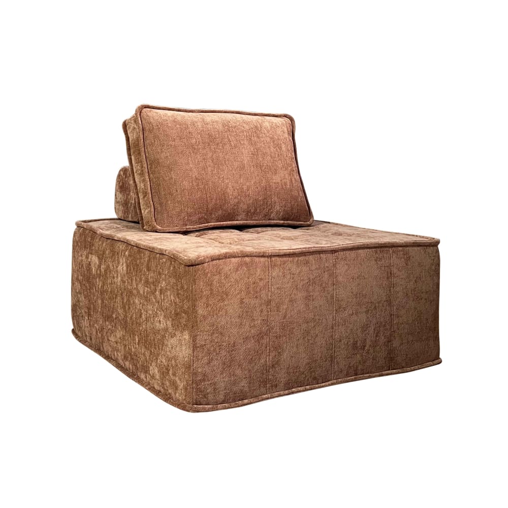 wohnli-moebel-suche-M25155899 Wohnli Möbelsuche - Stoffsessel für Modulsofa mit terrakottafarbenem Kissen