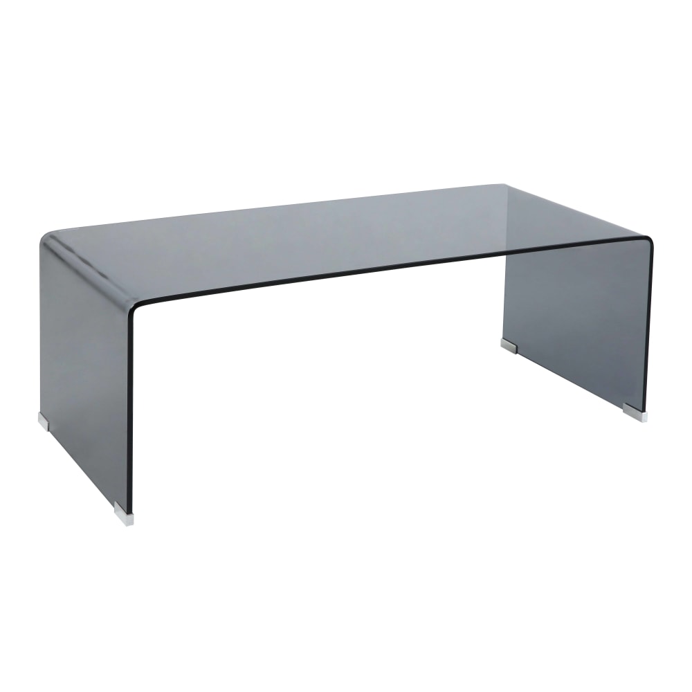 wohnli-moebel-suche-M25155914 Wohnli Möbelsuche - Rechteckiger Couchtisch (L 110 cm) aus schwarzem Hartglas