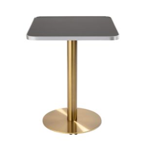 wohnli-moebel-suche-M25155932-1 Esstisch 60cm goldenem und schwarz/silberner Bespannung 60x72x60cm Metall Schwarz Oviala Möbel Esszimmermöbel Esstische