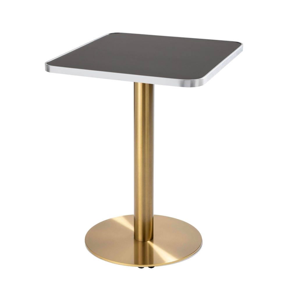 Wohnli Möbelsuche - Esstisch 60cm goldenem und schwarz/silberner Bespannung