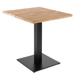 Wohnli Möbelsuche - Esstisch 70 x 70 cm mit geraden Kanten in Eiche