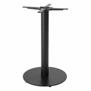 wohnli-moebel-suche-M25155965-1 Tisch 60 cm schwarzes Bein und schwarze Marmorbeschichtung 60x72x60cm Stahl Schwarz Oviala Möbel Esszimmermöbel Esstische