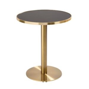 wohnli-moebel-suche-M25155967 Wohnli Möbelsuche - Runder Esstisch 60 cm schwarz/goldene Platte und goldene Beine