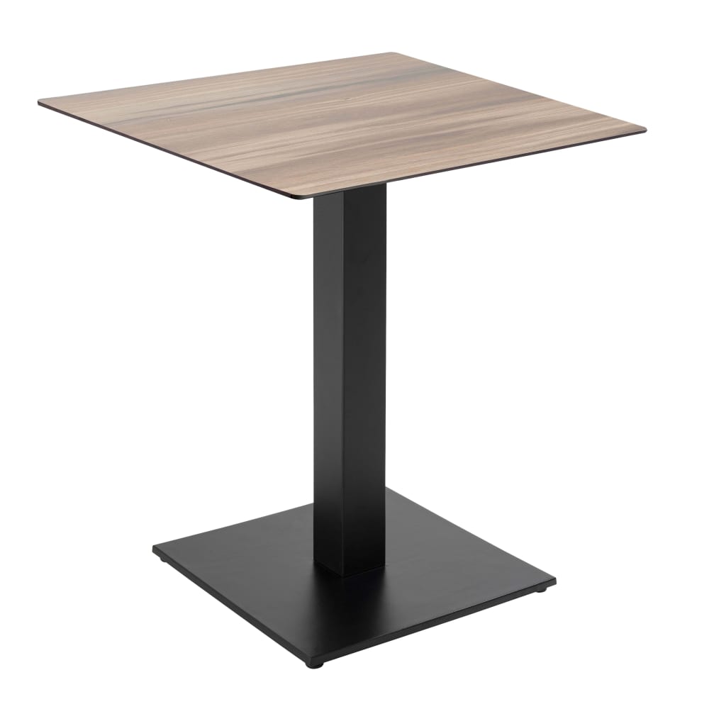 Wohnli Möbelsuche - Esstisch 70 x 70 cm dunkle Eichenverkleidung