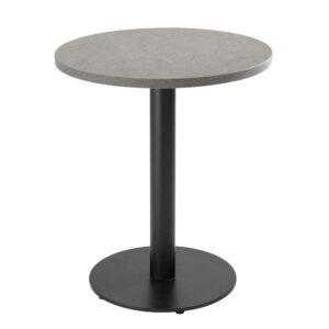 wohnli-moebel-suche-M25156037 Wohnli Möbelsuche - Tisch rund 60 cm schwarzes Bein und graue Betonbeschichtung