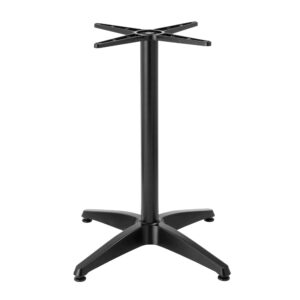 wohnli-moebel-suche-M25156048-1 Schwarzes Aluminium-Tischbein 72 cm Bradford 0x72x65cm Aluminium Schwarz Oviala Möbel Esszimmermöbel Esstische