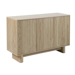 Wohnli Möbelsuche - Skandinavisches Sideboard 3-türiges 120 cm helles Holz