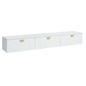 wohnli-moebel-suche-M25156218 Wohnli Möbelsuche - Moderner weißer 200 cm Wand-TV-Schrank