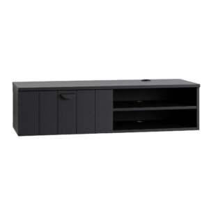 wohnli-moebel-suche-M25156222 Wohnli Möbelsuche - Moderner schwarzer 120 cm Wand-TV-Schrank