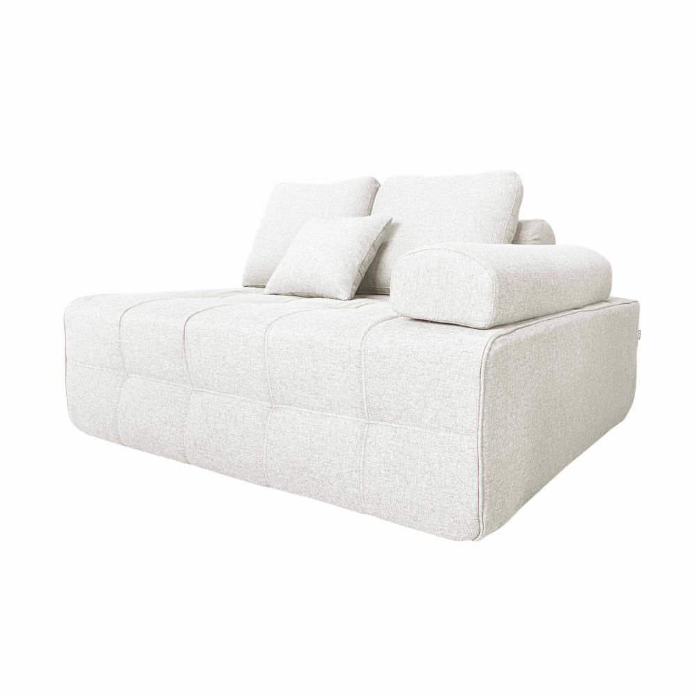 wohnli-moebel-suche-M25156899 Wohnli Möbelsuche - Linker Sessel für modulares Stoffsofa mit ecrufarbenen L 140 cm