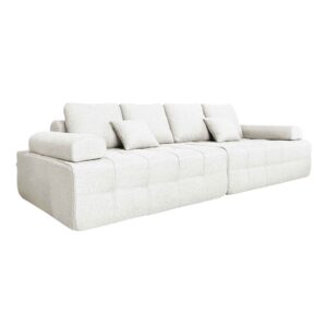 wohnli-moebel-suche-M25156906 Wohnli Möbelsuche - 4-Sitzer-Sofa aus Stoff mit ecrufarbenen L 282 cm