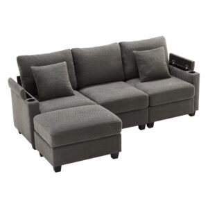 Wohnli Möbelsuche - Modulares Cord-Ecksofa