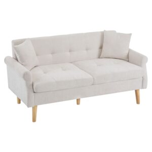 wohnli-moebel-suche-M25157084 Wohnli Möbelsuche - 2-Sitzer-Sofa aus Chenille-Stoff mit Dicken Kissen