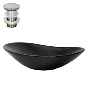 wohnli-moebel-suche-M25157358 Wohnli Möbelsuche - Keramik Waschbecken mit Ablaufgarnitur Handwaschbecken 630x360x155 mm