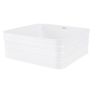 wohnli-moebel-suche-M25157468 Wohnli Möbelsuche - Waschbecken aus Keramik Weiß glänzend 39x39x15 cm Quadratisch
